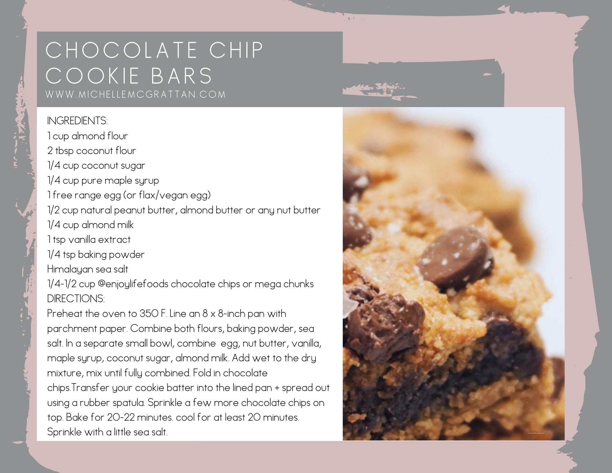 Chocolate Chip Cookie Bars